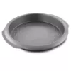 Gibson Home Country Kitchen 9 in. Round Silver Embossed Carbon Steel Cake Pan