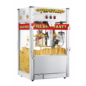 Great Northern Top Star 12 oz. Silver Countertop Popcorn Machine