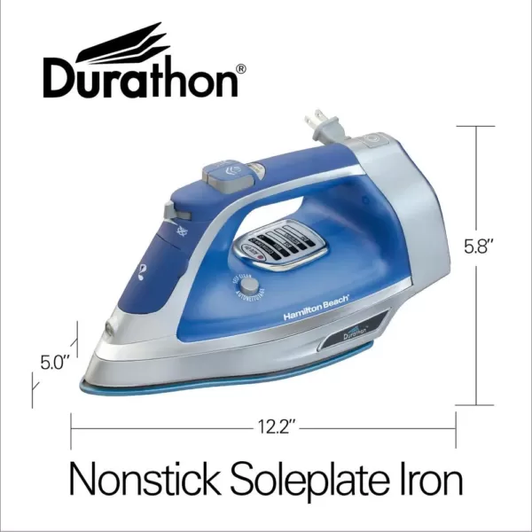 Hamilton Beach Durathon Nonstick Soleplate Iron