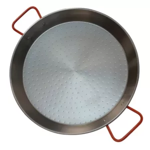 IMUSA 15 in. Carbon Steel Paella Pan in Silver