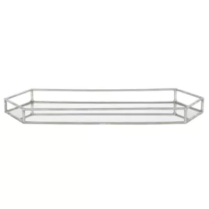 Kate and Laurel Felicia Silver Decorative Tray