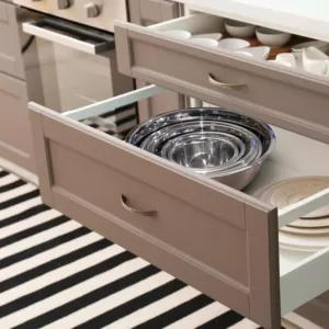 NutriChef 6-Piece Stainless Steel Kitchen Mixing Bowls Set