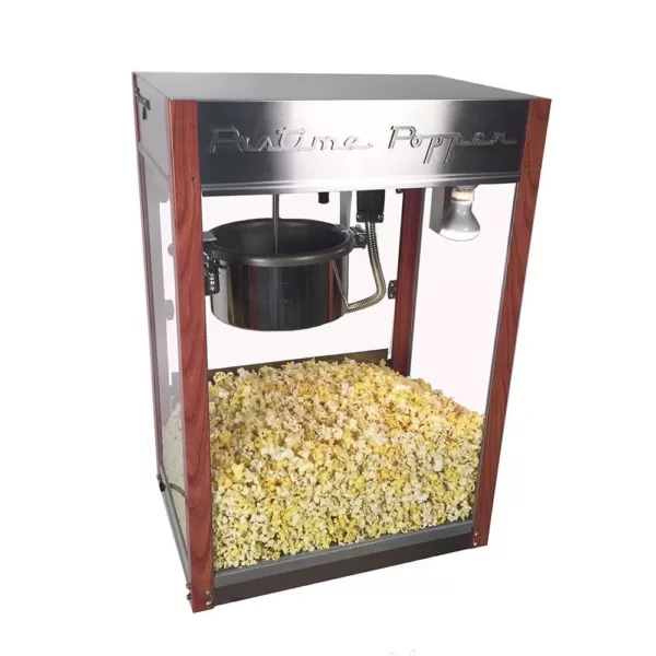 Paragon 1971 Pastime Pop 8 oz. Popcorn Machine with Faux Wood Corner Posts