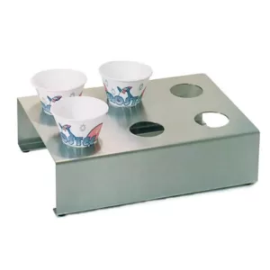 Paragon Stainless Steel Snow Cone Holder and Food Tray Attachment for Paragon Snow Cone Machine