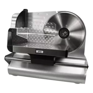 Weston 200 W 7.5 in. Silver Electric Meat Slicer