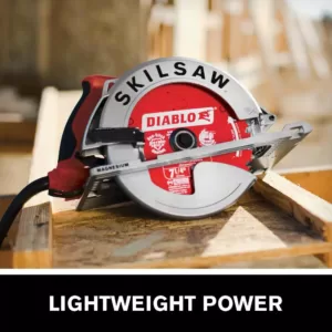 SKILSAW 15 Amp Corded Electric 7-1/4 in. Magnesium SIDEWINDER Circular Saw with 24-Tooth Diablo Carbide Blade