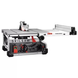 SKILSAW 8-1/4 in. 15 Amp Corded Electric Portable Worm Drive Table Saw, Diablo Blade