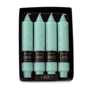 ROOT CANDLES 7 in. Timberline Collenette Sky Dinner Candle (Box of 4)