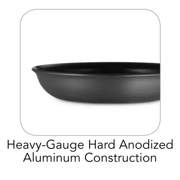 Tramontina Gourmet 8 in. Hard-Anodized Aluminum Frying Pan in Slate Gray
