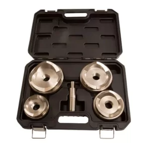 Southwire 2-1/2 in. to 4 in. Max Large Punch and Die Cutter Set for Stainless Steel