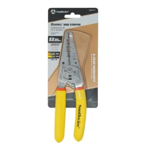 Southwire Wire Stripper and Cutter for 10-12 AWG with Ergonomic Handles