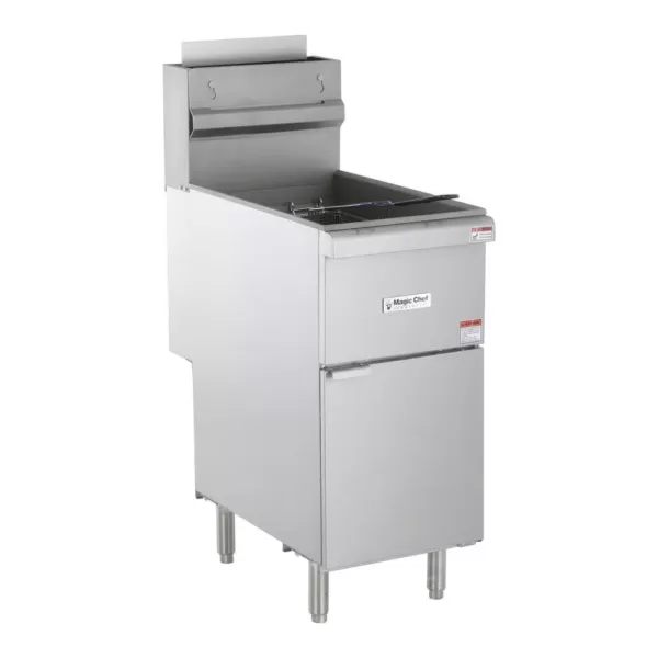 Magic Chef 35 Qt. Stainless Steel Commercial Gas Fryer