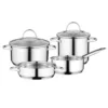 BergHOFF Essentials Comfort 6-Piece Stainless Steel Cookware Set