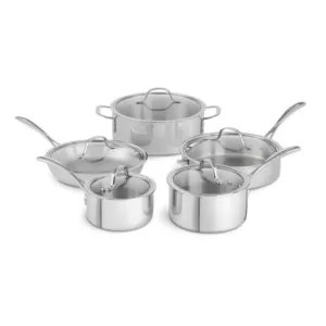 Calphalon Tri-Ply 10-Piece Stainless Steel Cookware Set