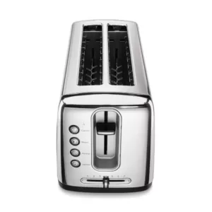 Cuisinart Artisan Bread 2-Slice Stainless Steel Long Slot Toaster with Crumb Tray