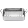 Cuisinart MultiClad Pro 6 Qt. Stainless Steel Roasting Pan with Rack