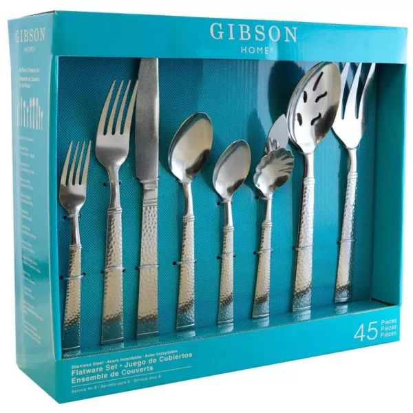 Gibson Home Prato 45-Piece Flatware Set (Service for 8)