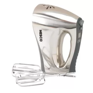 Nesco 16-Speed Digital Stainless Steel Hand Mixer with Built-In Timer