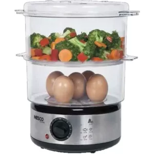 Nesco 5 Qt. Stainless Steel Food Steamer and Rice Cooker