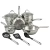 Oster Ridgewell 13-Piece Stainless Steel Cookware Set