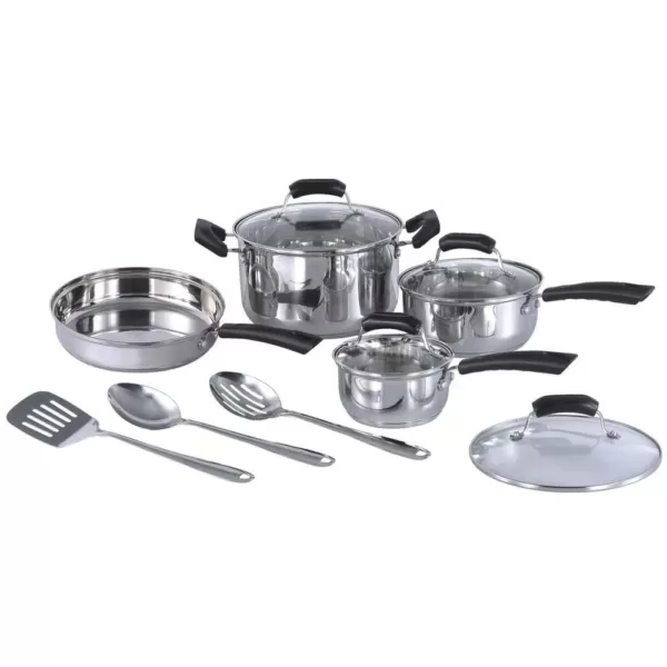 SPT 11-Piece Stainless Steel Cookware Set