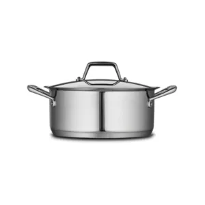 Tramontina Gourmet Prima 5 qt. Round Stainless Steel Dutch Oven with Lid