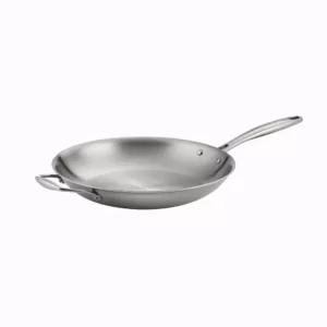 Tramontina Gourmet Tri-Ply Clad 12 in. Stainless Steel Frying Pan with Helper Handle