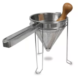 Weston Stainless Steel Cone Strainer and Pestle Set