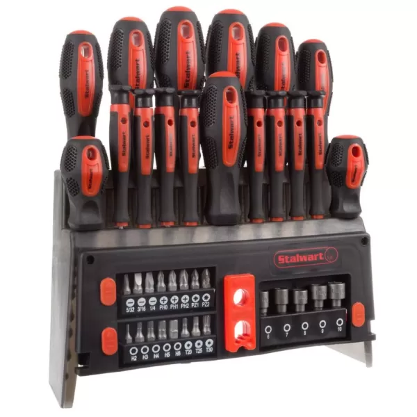 Stalwart Screwdriver Set with Magnetic Tips (39-Piece)