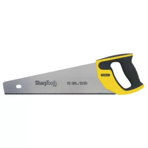 Stanley 15 in. Tooth Saw with Plastic Handle