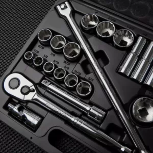 Stanley 1/2 in. Drive SAE Ratchet and Socket Set (26-Piece)