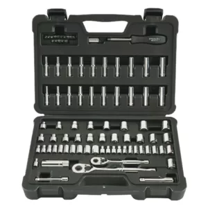Stanley 1/4 in. and 3/8 in. Socket Set (85-Piece)