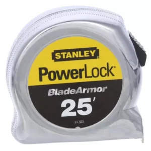 Stanley PowerLock 25 ft. x 1 in. Tape Measure with Blade Armor Coating