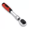 Stark 1/4 in. 72-Tooth DR Telescopic Extendable Length Ratchet with Soft Grip Handle