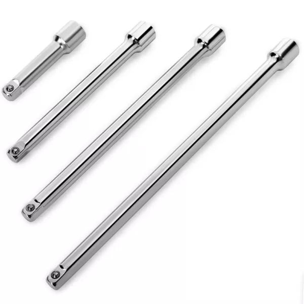 Stark 3/8 in. Extension Drive Impact Ratchet Wrench Socket Bar Set (4-Piece)