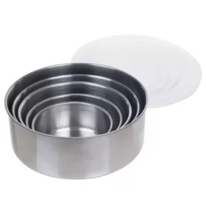 Chef Buddy 7.25 in. Stainless Steel Bowl Set (5-Pack)