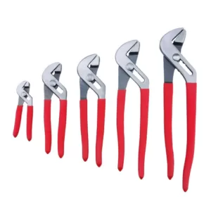 Steel Core 4 in. to 12 in. Tongue and Groove Joint Pliers Set (5-Piece)