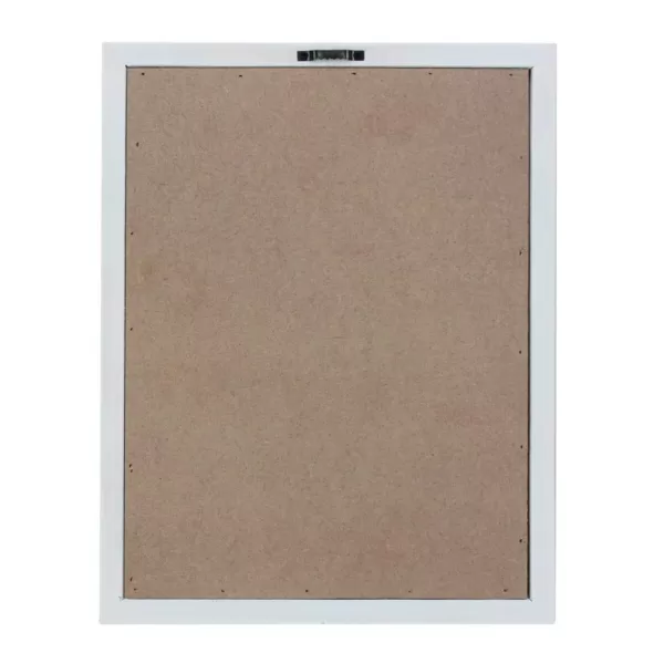 Stonebriar Collection Turquoise Felt Memo Board with White Wash Wooden