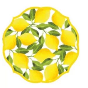 Sugar Plum Party Salad Plate Lemons (16-Piece)