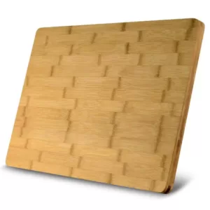 Heim Concept Premium Bamboo Cutting Board and Serving Tray with Drip Groove