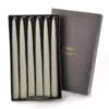 ROOT CANDLES 9 in. Dipped Taper Taupe Dinner Candle (Box of 12)