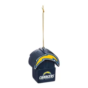 Team Sports America Los Angeles Chargers 1-1/2 in. NFL Mascot Tiki Totem Christmas Ornament