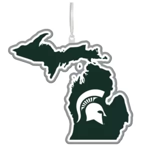 Team Sports America Michigan State University 5 in. NCAA Team State Christmas Ornament