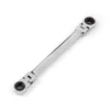 TEKTON 5/16 in. x 3/8 in. Flex-Head Ratcheting Box End Wrench