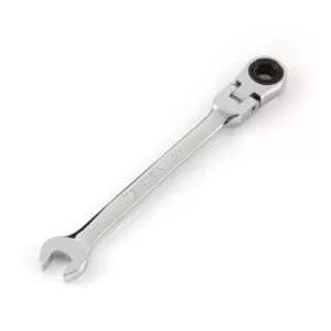 TEKTON 8 mm Flex-Head Ratcheting Combination Wrench