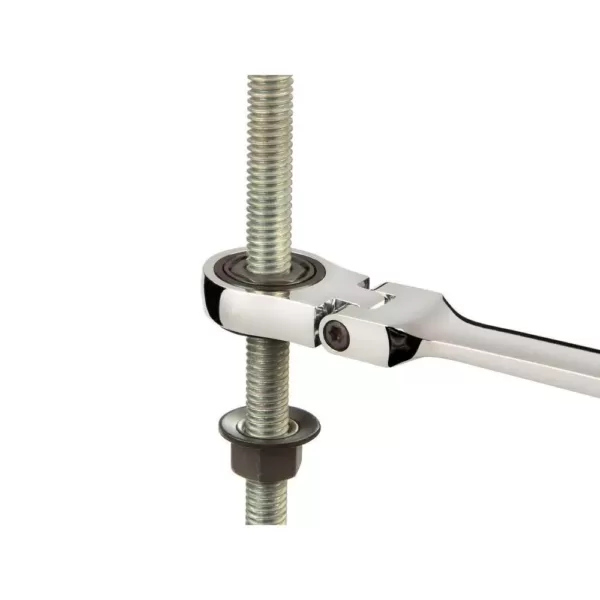 TEKTON 21 mm Flex-Head Ratcheting Combination Wrench