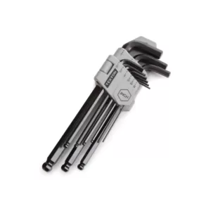 TEKTON 1/16-3/8 in. Long Arm Ball End Hex Key Wrench Set (9-Piece)