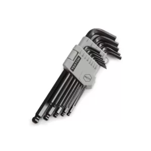 TEKTON 3/64-3/8 in. Long Arm Ball End Hex Key Wrench Set (13-Piece)