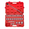 TEKTON 3/4 in. Drive 12-Point Socket and Ratchet Set 19 mm to 50 mm (27-Piece)