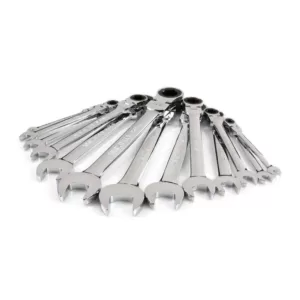 TEKTON 1/4-1 in. Flex-Head Ratcheting Combination Wrench Set (13-Piece)